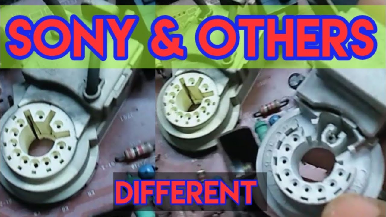 Sony picture tube pin function and Others picture tube different.