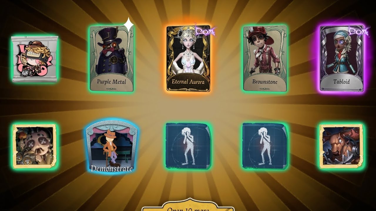 Identity V | CRAZY ESSENCE OPENING TILL I GET ALL COA V SKINS!