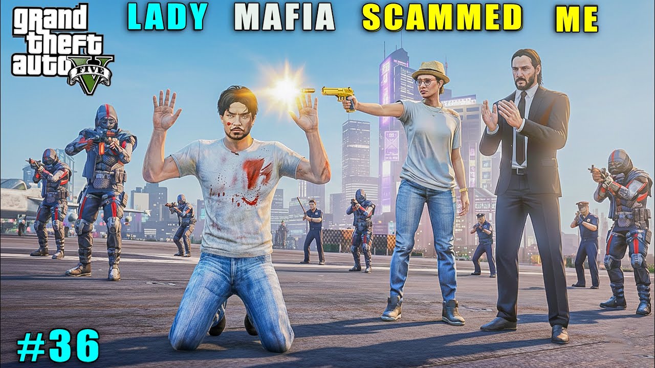 SCAMMED 💔 Lady Mafia’s Deadly Trap | GTA V Gameplay #36
