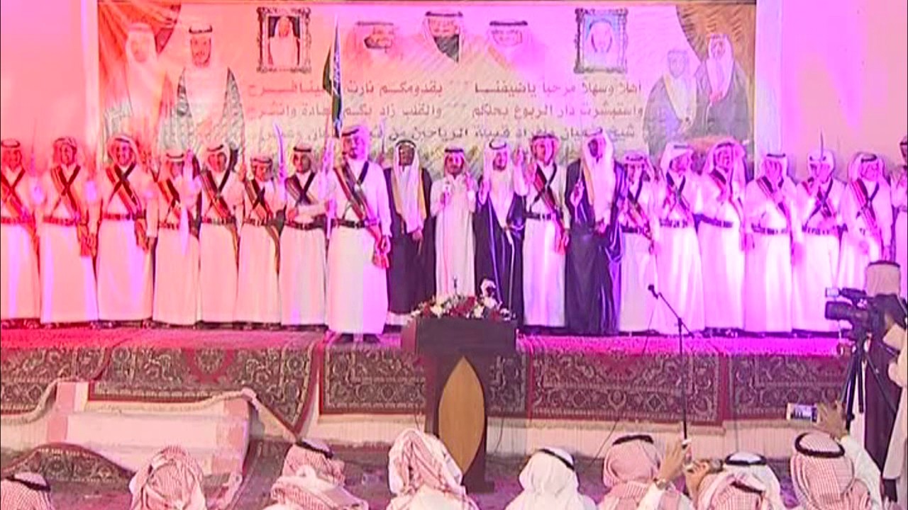 تقديم صالح المتعاني | اوبريت زواج ماجد وسلمان الريحاني المتعاني | تصوير الوقيتي |