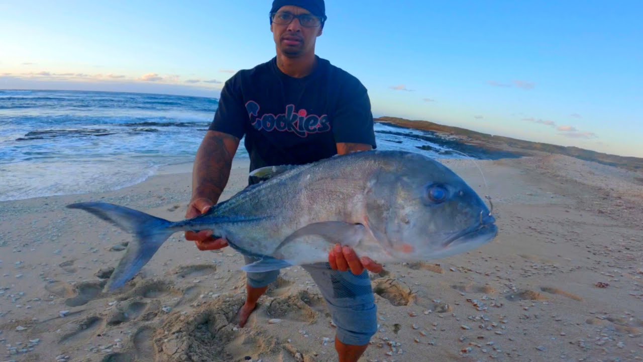 bigisland hawaiian ulua fishing/First ulua & akule/hawaii island ulua fishing
