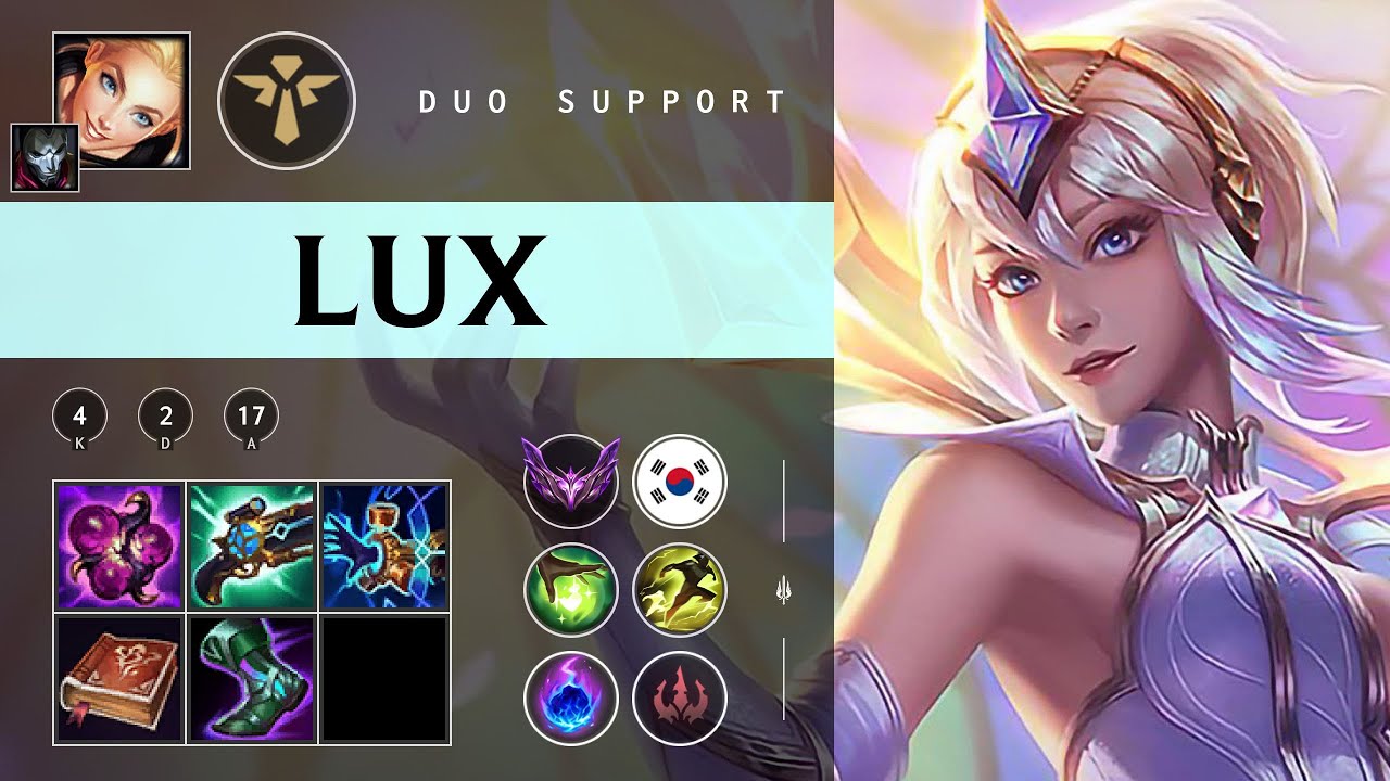 Lux Support vs Morgana - KR Master Patch 25.23