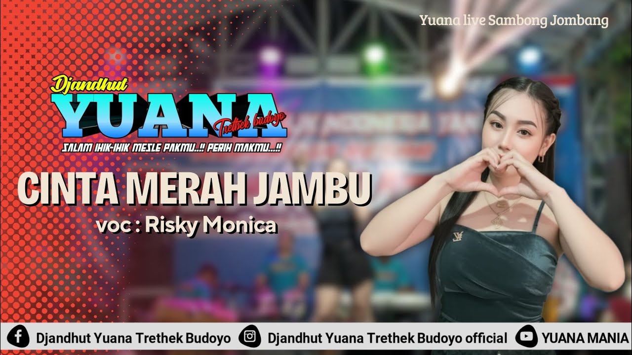 Cinta Merah Jambu || Risky Monica || Yuana Live Sambong Jombang || Kurnia Audio Pro