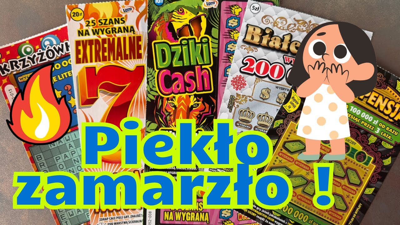 Zdrapki Lotto👉PIEKŁO ZAMARZŁO😈WITAJ W LOTTO🤑