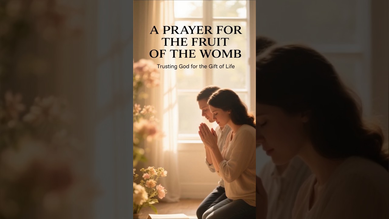 A PRAYER FOR THE FRUIT OF THE WOMB #PrayerForConception #FaithAndFertility#Bible#Christian #prayer