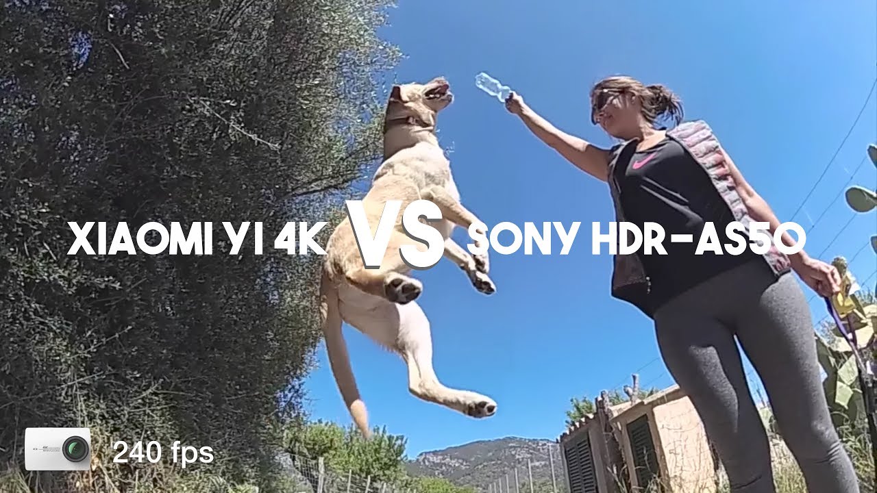 yi 4k vs HDR-as50 / Xiaomi vs Sony / Action cam