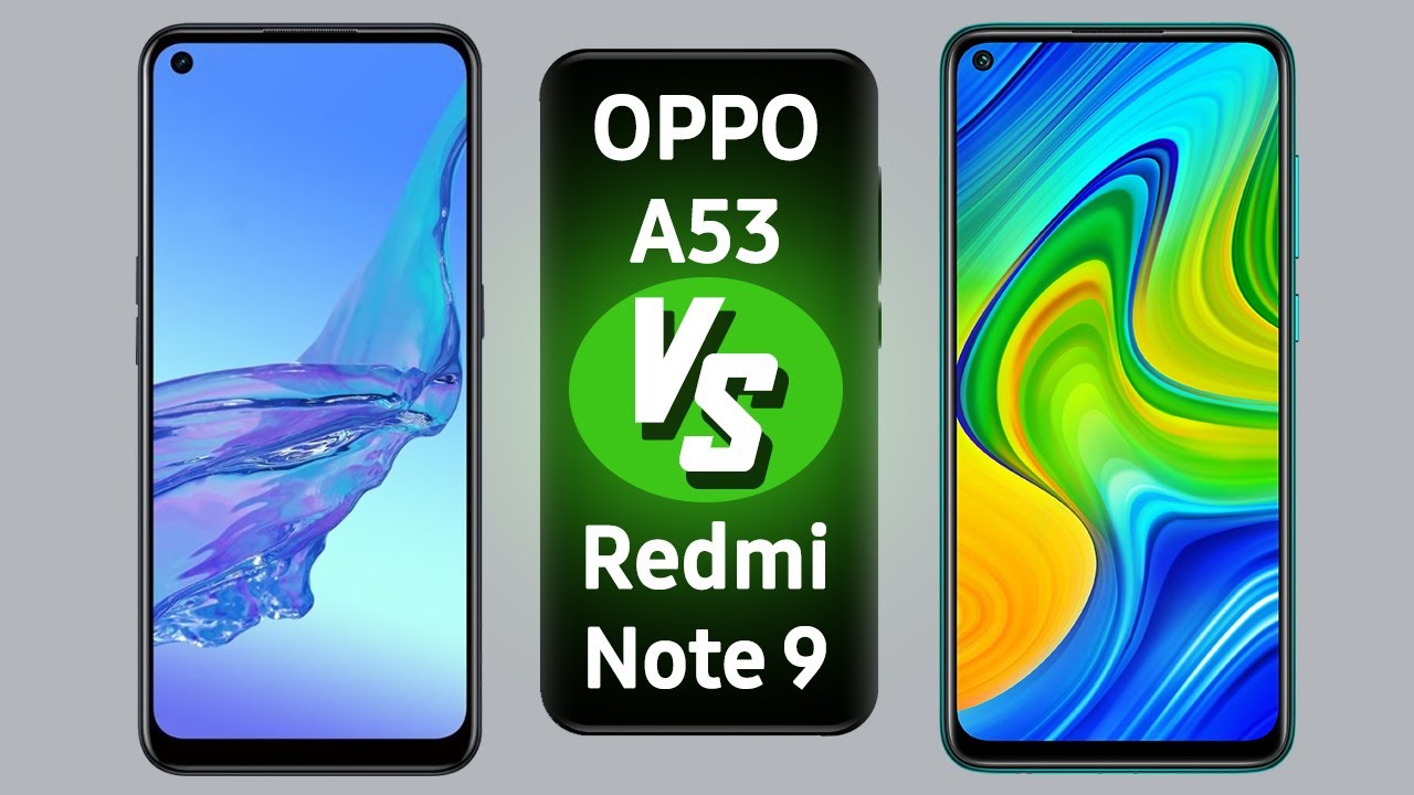 OPPO A53 vs Redmi Note 9 - #مقارنة_مواصفات