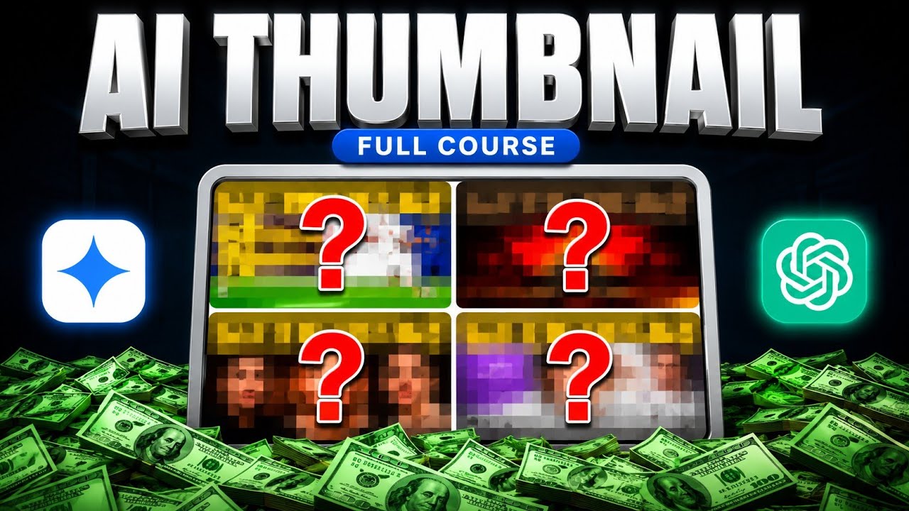 How I Make Realistic AI Thumbnails (CTR 15%)