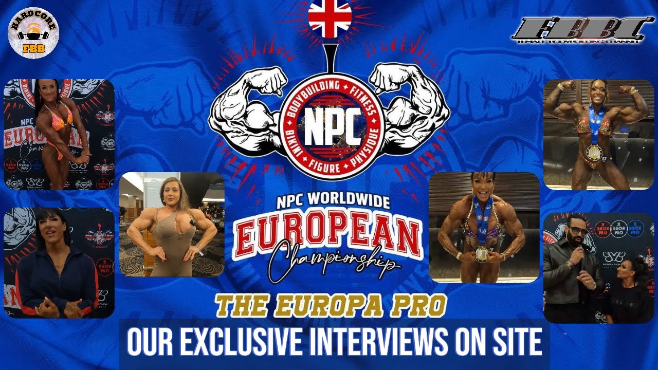 Exclusive Interviews with Top Female Bodybuilders at 2024 Europa Pro | London, UK