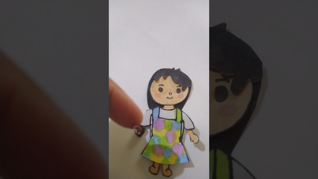 toca Boca paper doll 