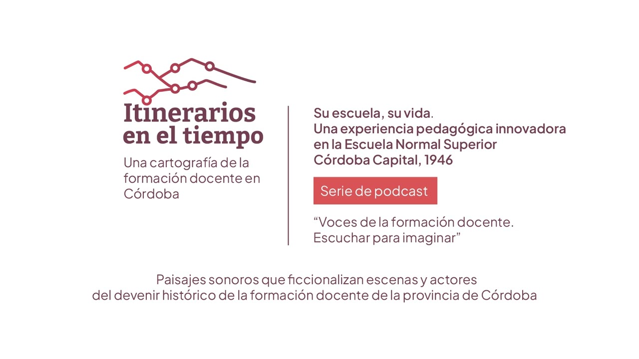 Su escuela, su vida. Una experiencia pedagógica innovadora en la Esc. Normal Sup. | Serie de podcast