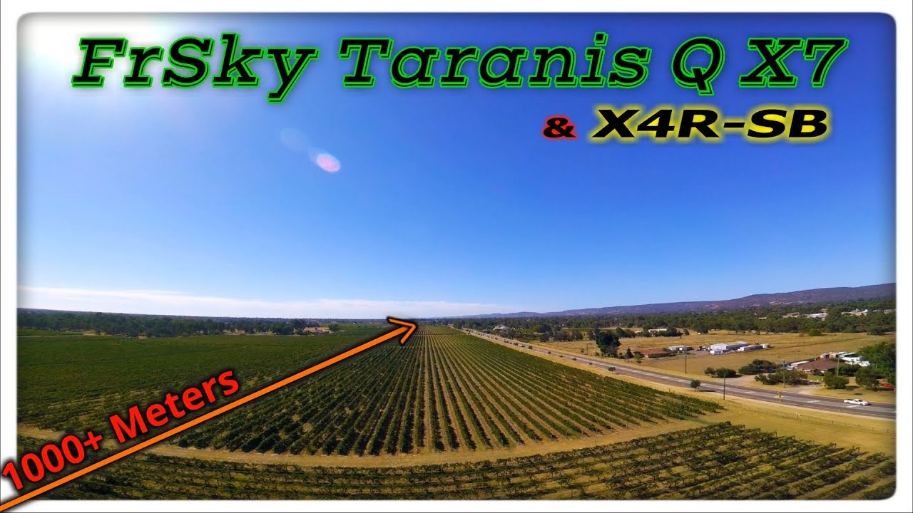 FPV | FrSky Taranis Q X7 - 1km Range Flight | X4R-SB | Stock RX - Reverb Antenna Orientation | RSSI