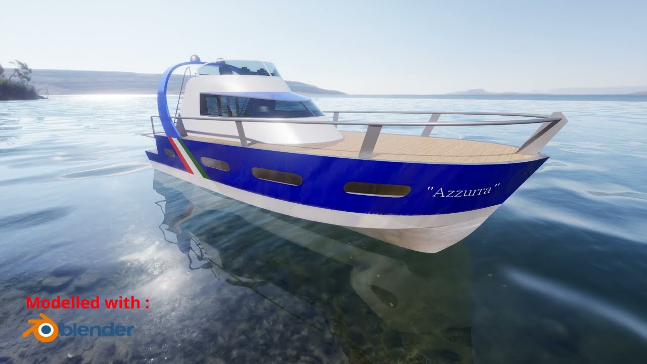 Modellazione Imbarcazione da diporto con Blender
