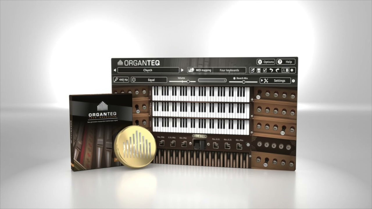 The world's largest Organteq? 8 Organteq simultaneously (Organteq by Modartt)  58 second  test.