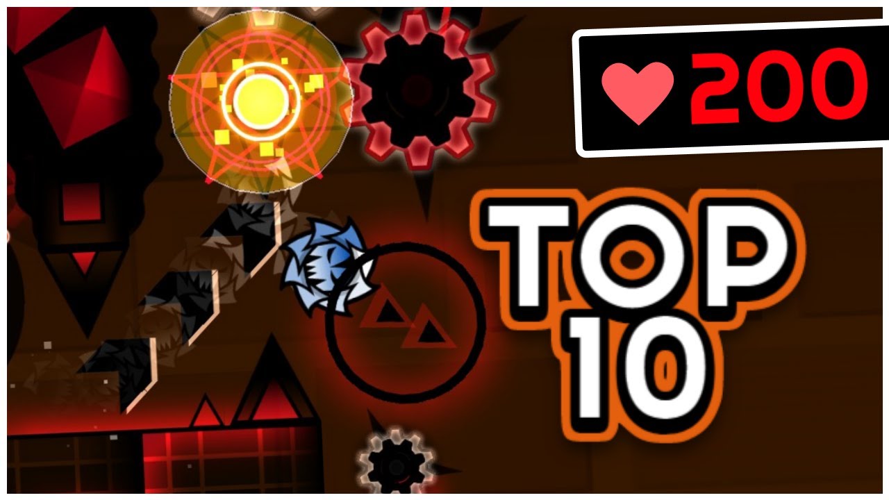10 самых высоких показателей сердечного ритма, достигнутых в Geometry Dash
