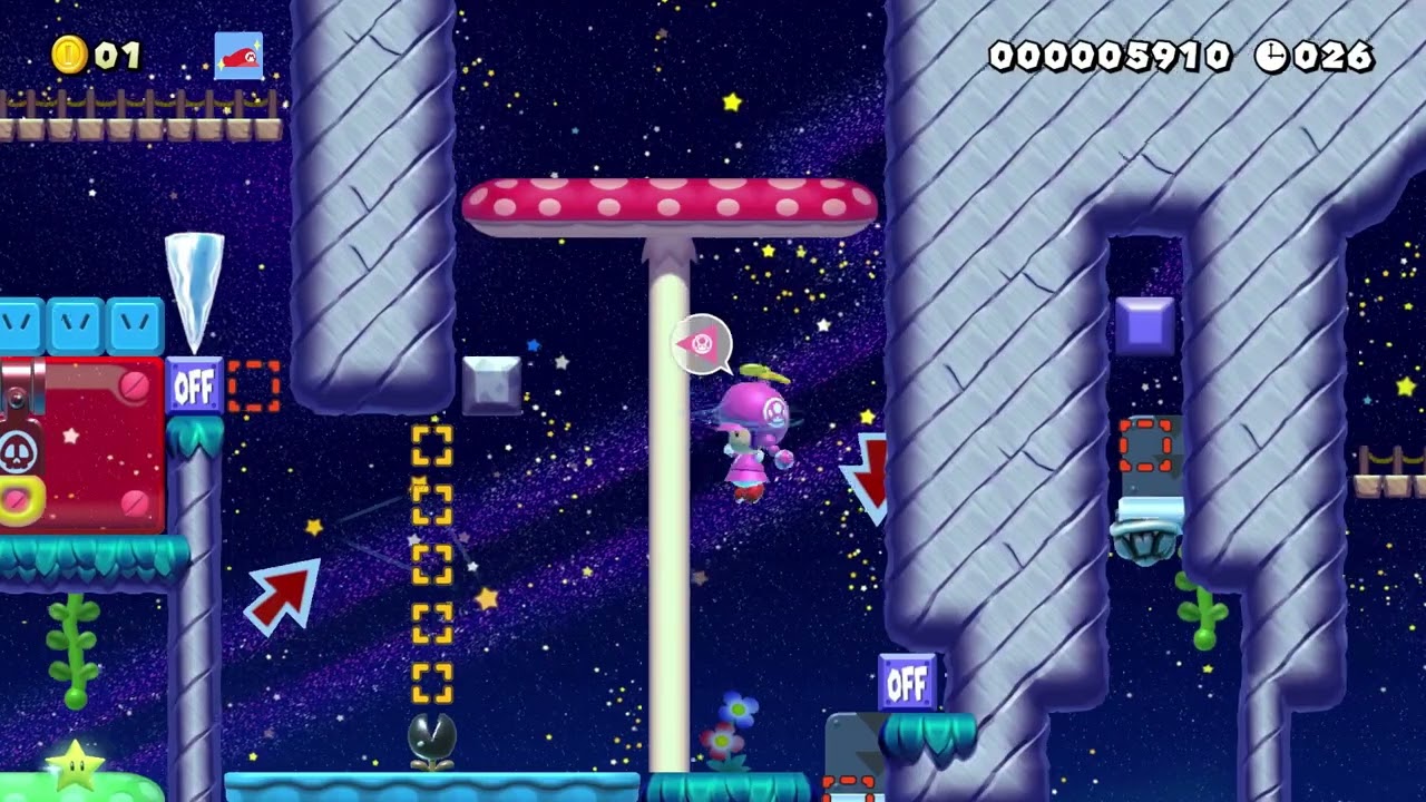 【SMM2】ふわっふわあくむ　～Luminous Landscapes～