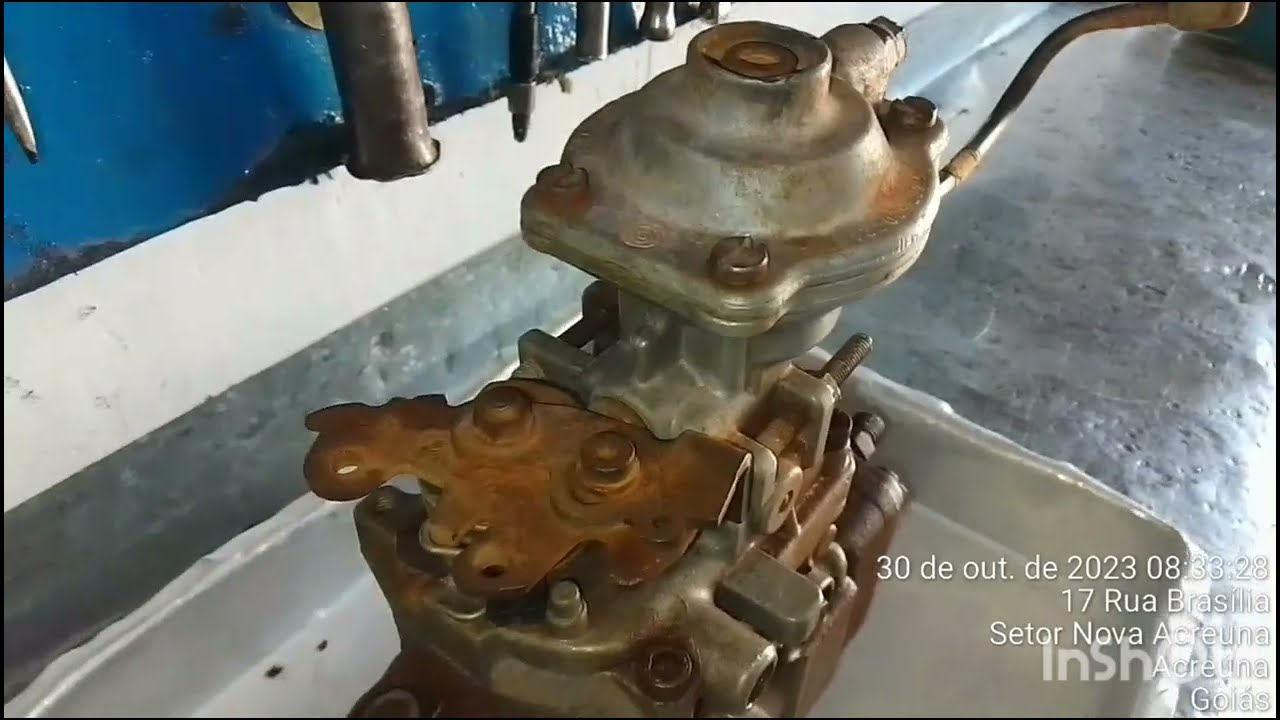 Desmontando Bomba Injetora VE. Trator TM7040