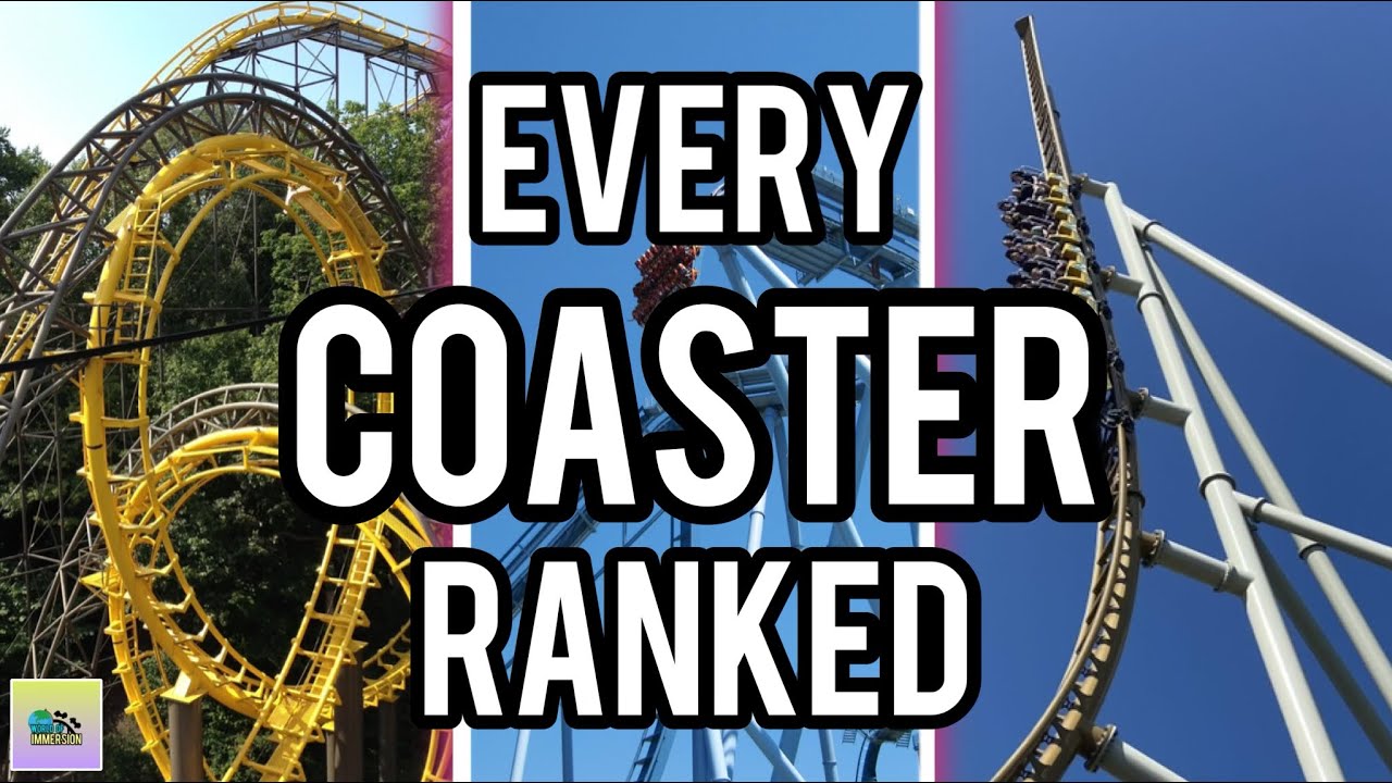 EVERY Coaster Ranked at Busch Gardens Williamsburg 2023!