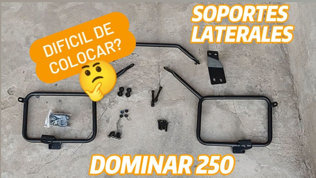 Cómo colocar SOPORTES laterales DOMINAR 250/400 - Soportes IRA