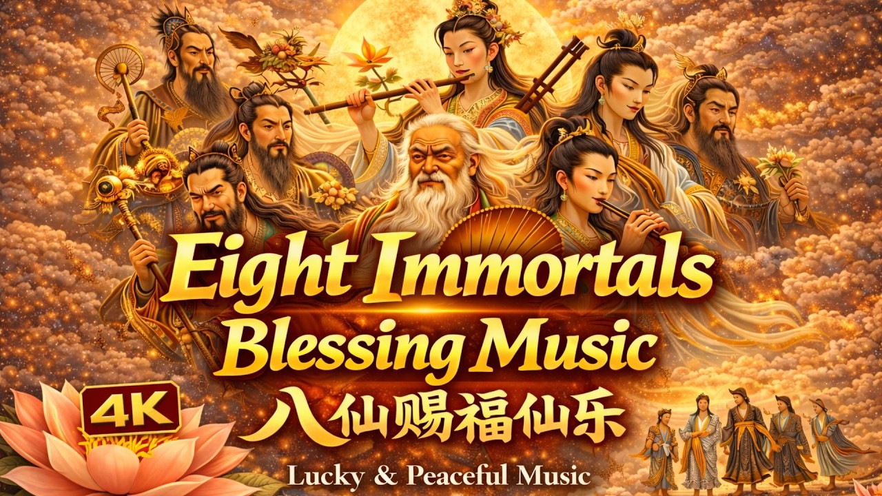 4K Eight Immortals Sacred Blessing Music | 八仙赐福仙乐