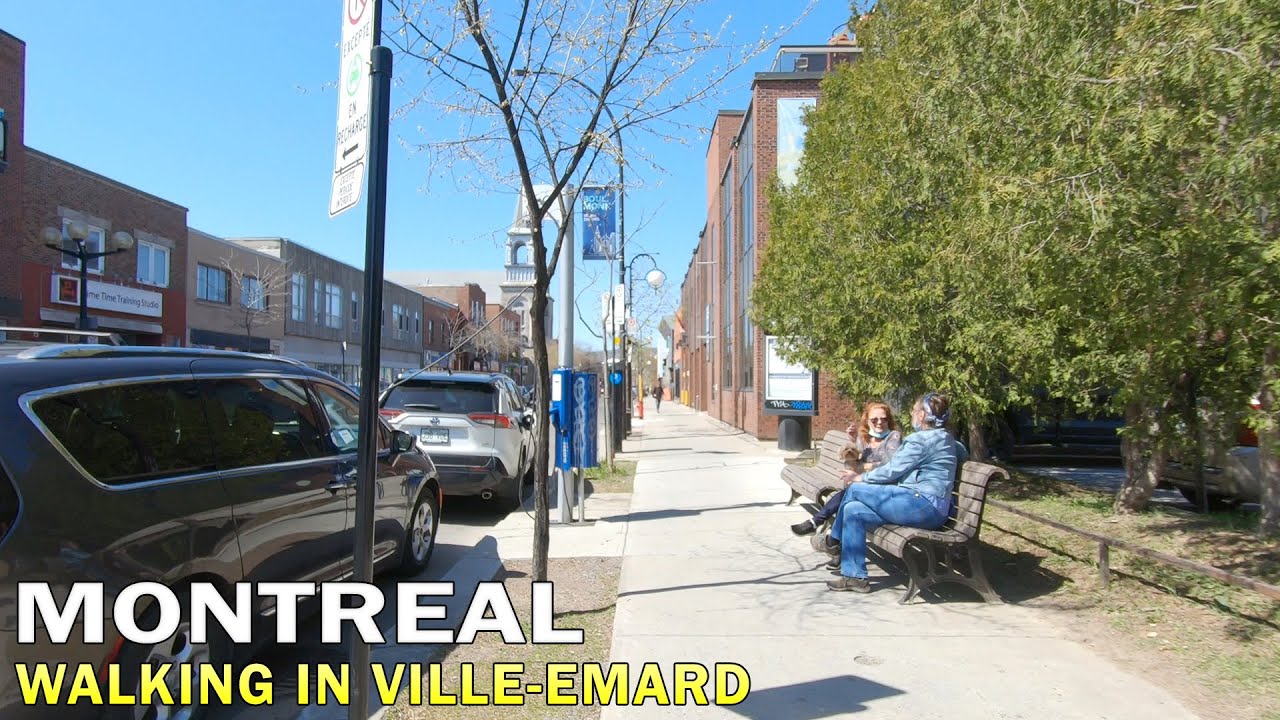 Walking in Ville-Émard, Montreal, Quebec, Canada. Spring 2022