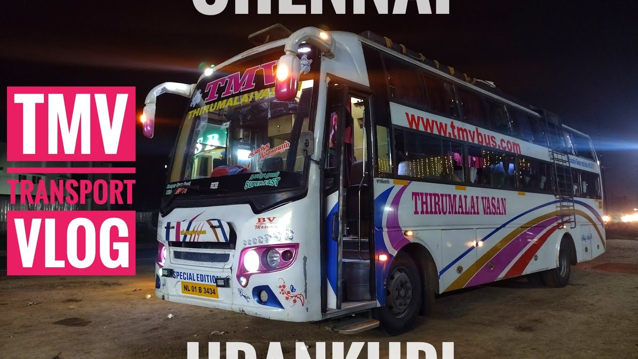 THIRUMALAIVASAN TRANSPORT I CHENNAI 🔁 UDANKUDI TRAVEL VLOG #tmv #bus #travel #vlog #trending #viral