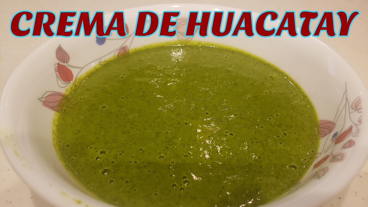 Crema de huacatay
