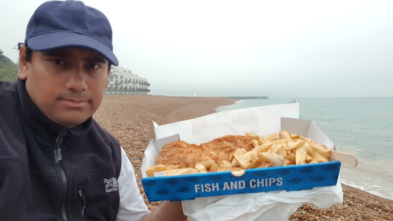 Fish & chips uk mukbang 