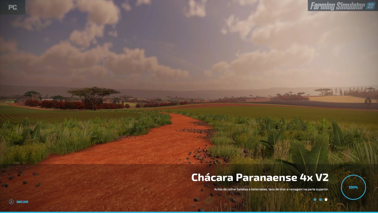 Liberação mapa Chácara Paranaense 4x V2, Fs22, plataforma PC/MAC.