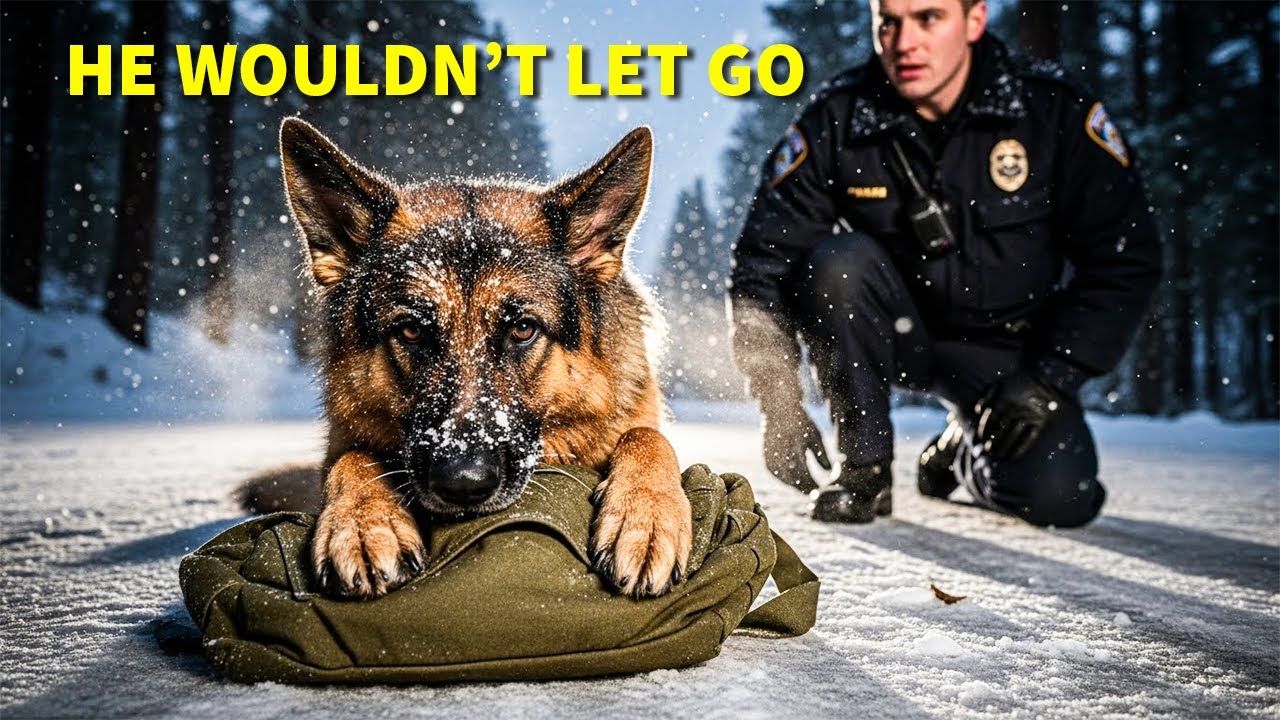 Officer Found a Stray K9 Clinging to a Mysterious Bag — What Was Inside Broke Him