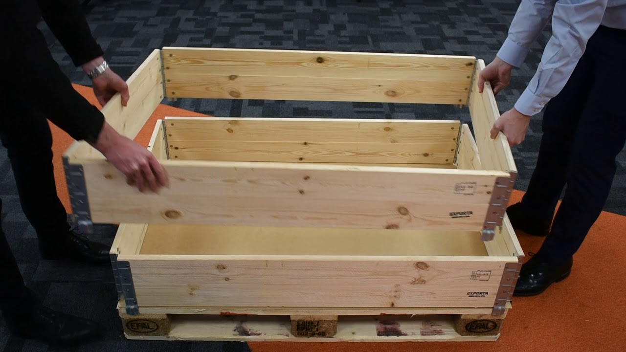 Pallet Collar Flexi-Crate Assembly