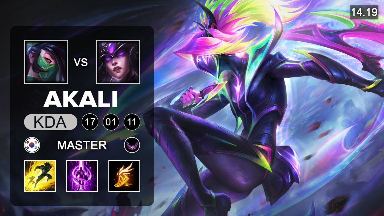 Akali vs Syndra Mid - KR Diamond - Patch 14.19 Season 14
