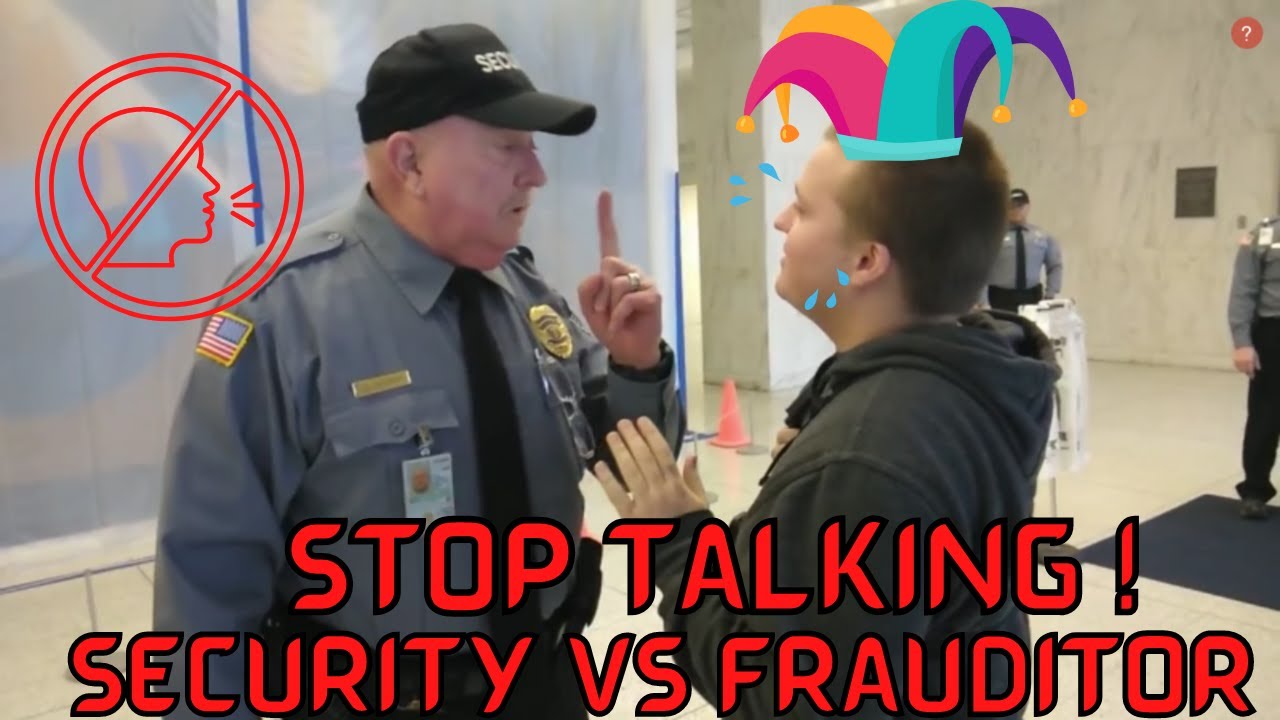 Funny Security Guard Roasts Frauditor