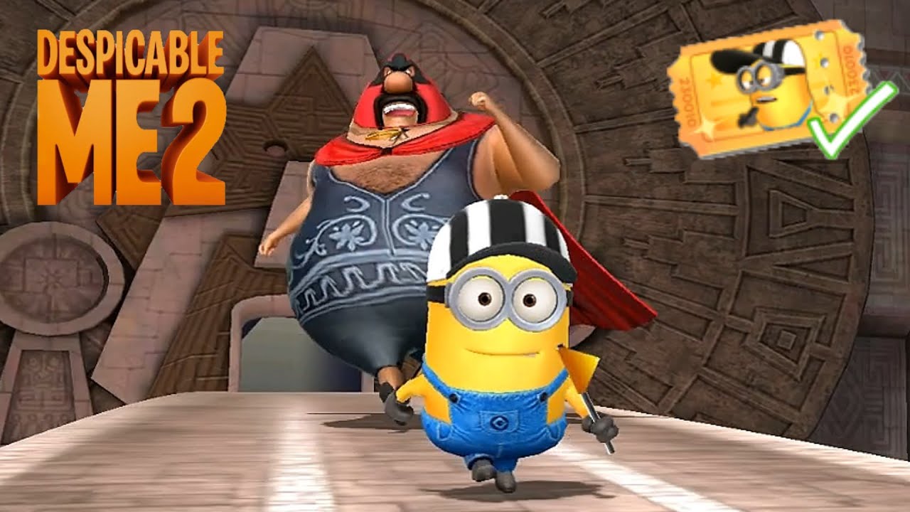 Minion rush Referee beat El Macho Pollo Locas boss fights El Macho's Lair gameplay Despicable me 2