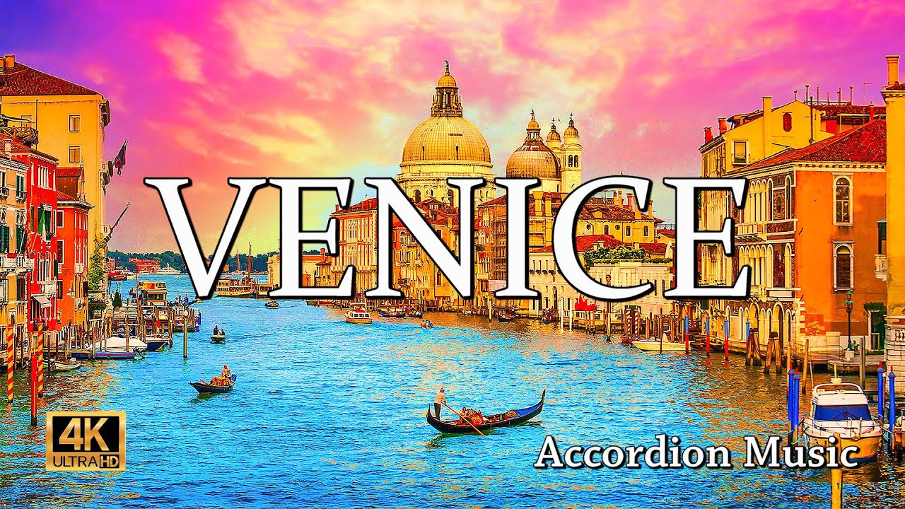 Venice - Italy - Accordion Music With Beautiful Venice Sceneries - St. Mark's Square &ndash; Venetian