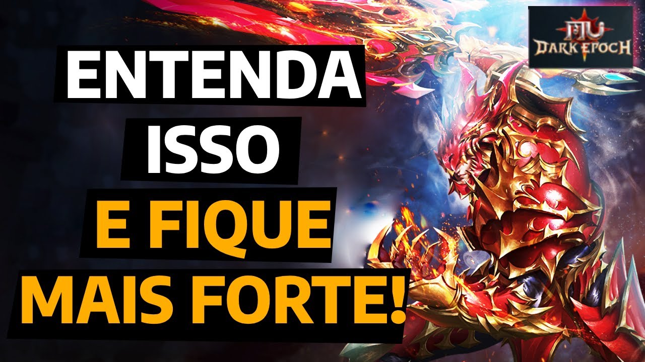 O que faz SEU personagem FICAR MAIS FORTE no MU Dark Epoch?