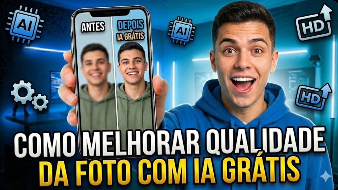 Como MELHORAR QUALIDADE da FOTO com IA (GR&Aacute;TIS) 2026