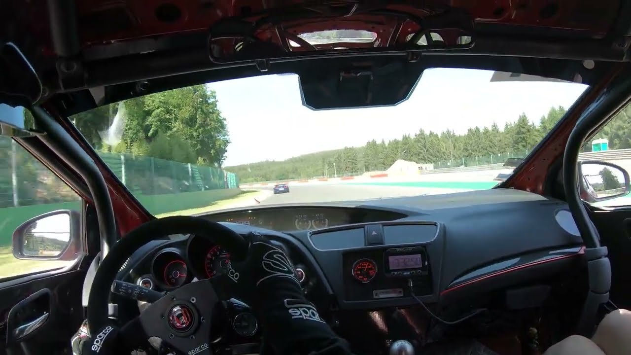 POV Spa-Francorchamps MLR Trackday / Seth Civic Type R FK2 / Best lap with slick tyres