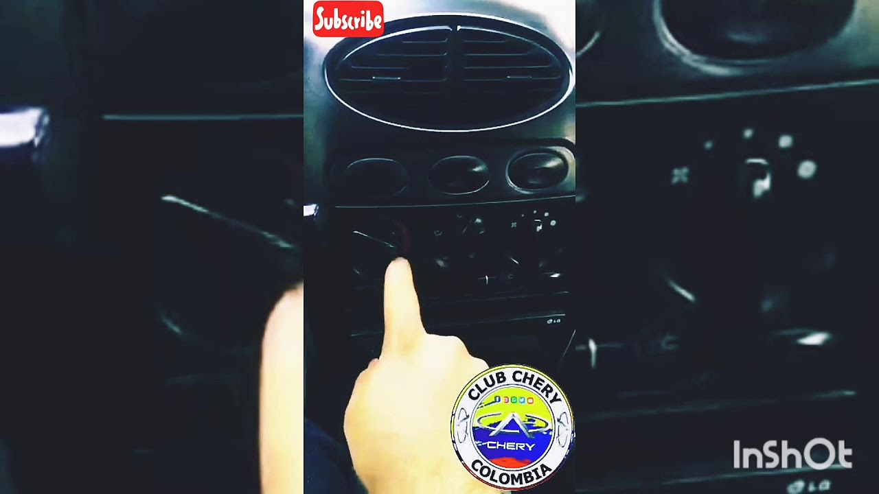 Cómo usar  Tablero Central del A.A. Chery QQ 308 - Club Chery Colombia Parte 1. Alexander Zuluaga.