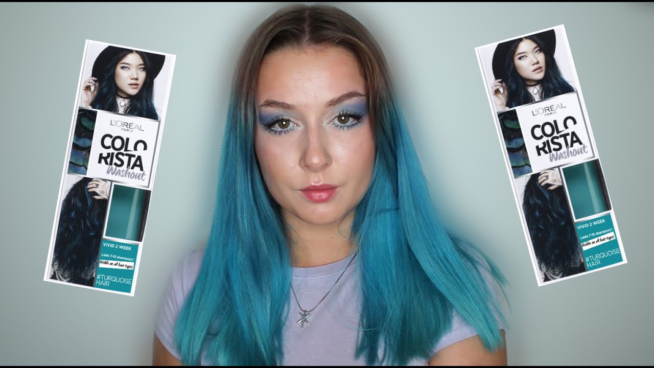 DYING MY HAIR COLORISTA TURQUOISE
