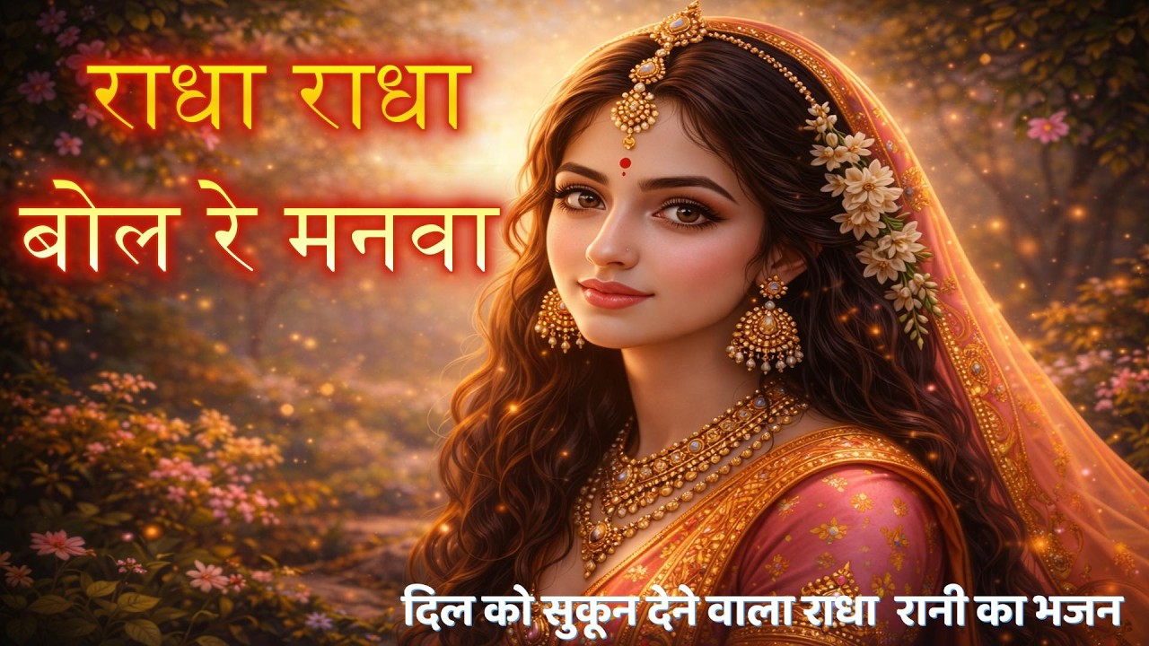 🌸राधा राधा बोल रे मनवा🌸 राधा नाम का महामंत्र /Beautiful RadhaRani Bhajan /Latest Krishna Bhajan 2026