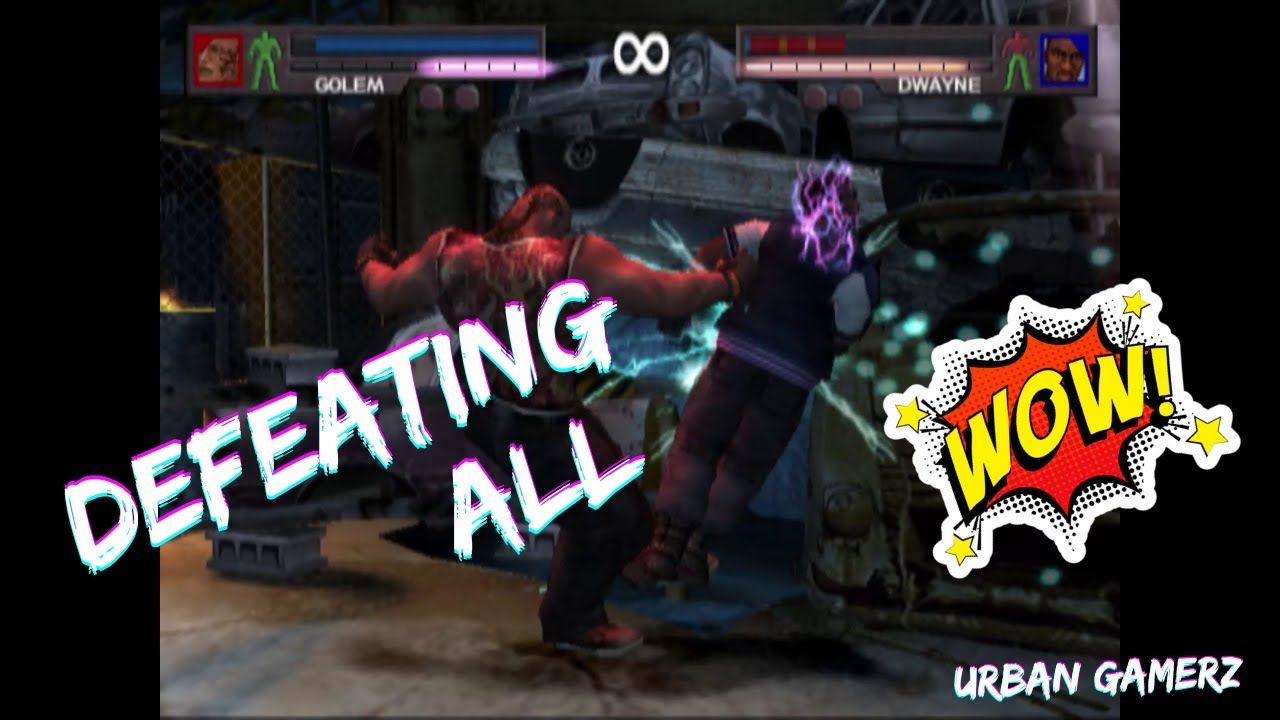 Urban Reign ps2 : Pro player Golem combos