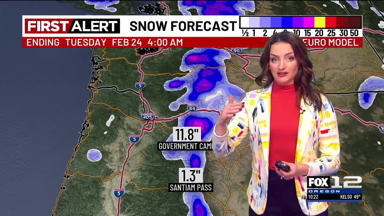 Saturday evening weather forecast (2/21)