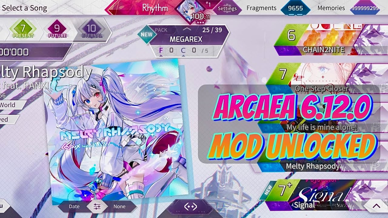 Arcaea 6.12.0 mod (Link in description)