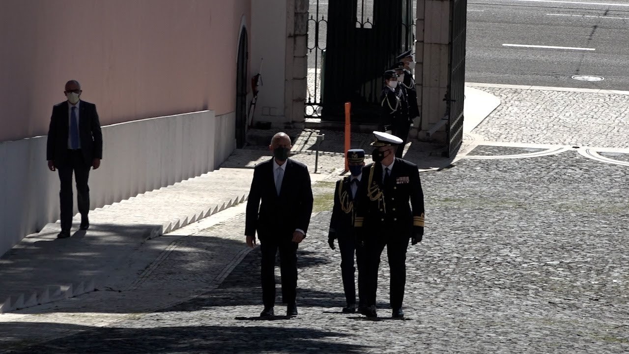 Receção ao Presidente da República no Palácio Nacional de Belém