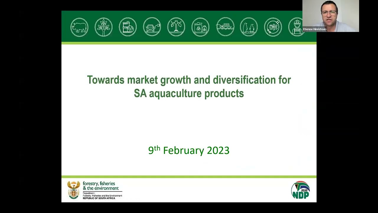 TFSA Webinar 1 of 3 on the South African Shellfish Sector: Abalone Farming
