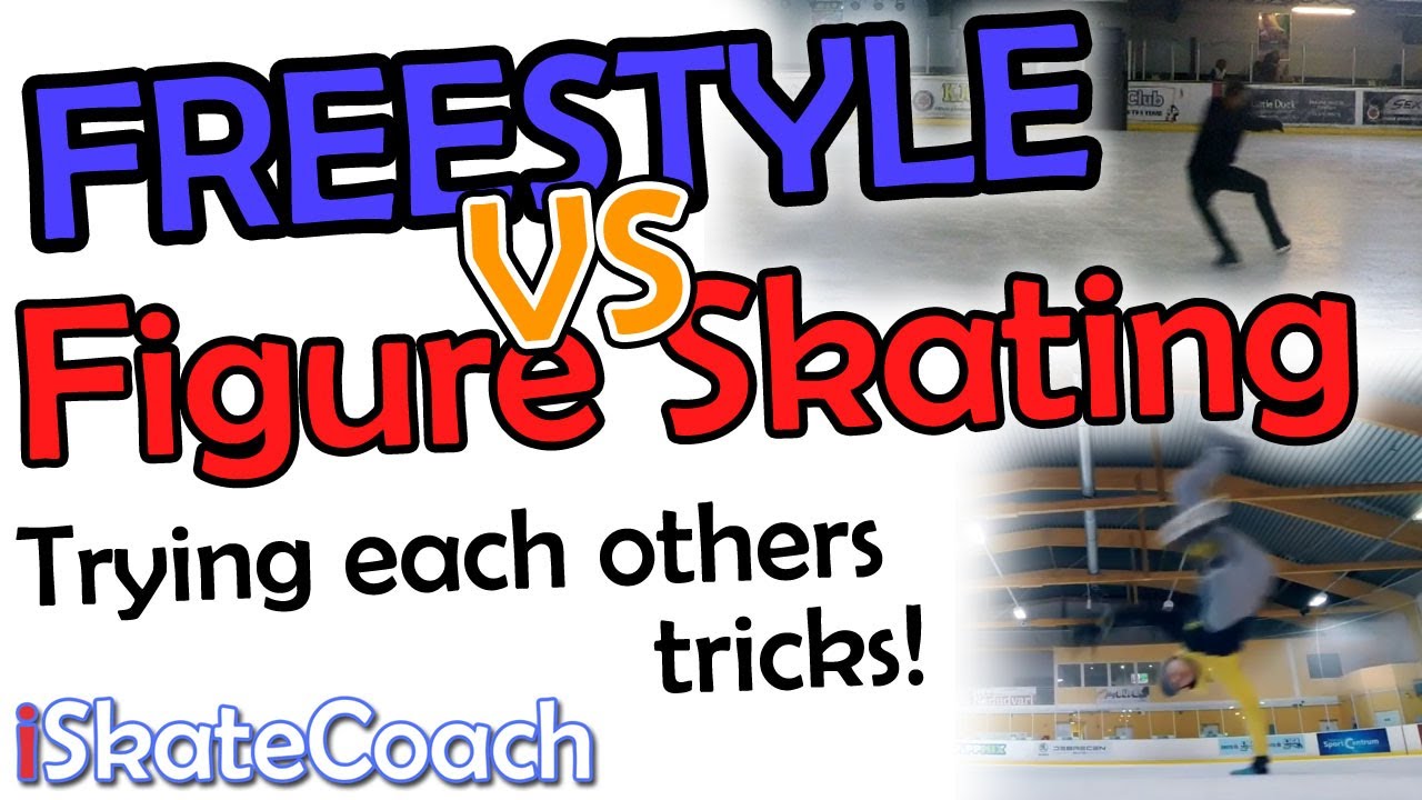 FREESTYLER VS FIGURE SKATER - Trying each others tricks!