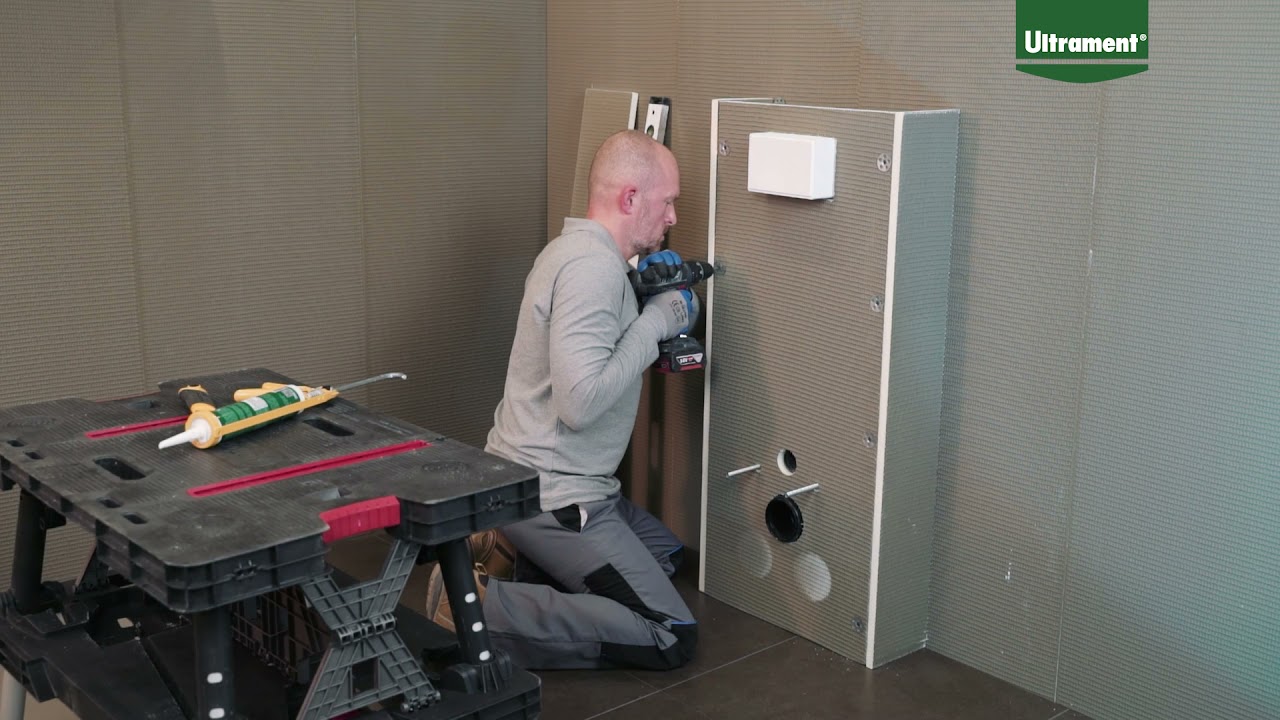 Zabudowa stelaża WC - Płyta budowlana Ultrament