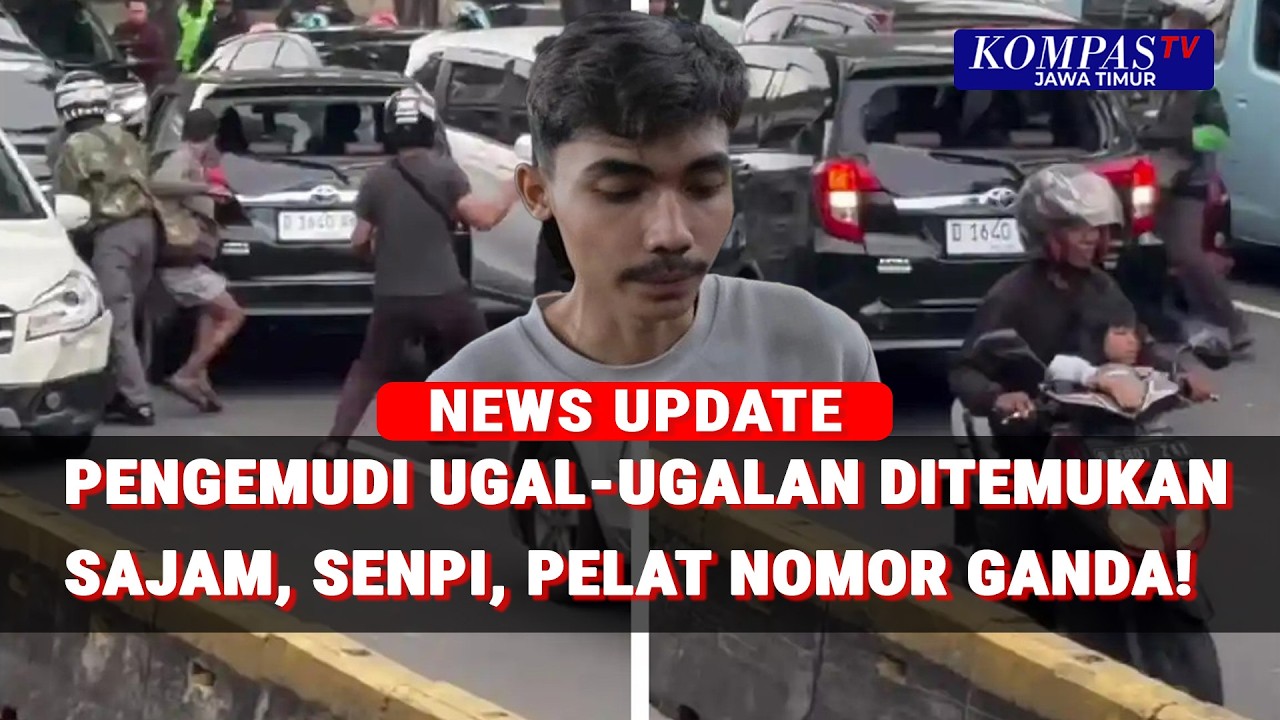 Resmi Tersangka! Pengemudi Ugal-Ugalan Lawan Arah Ngaku Panik, Ditemukan Sajam Senpi Mainan
