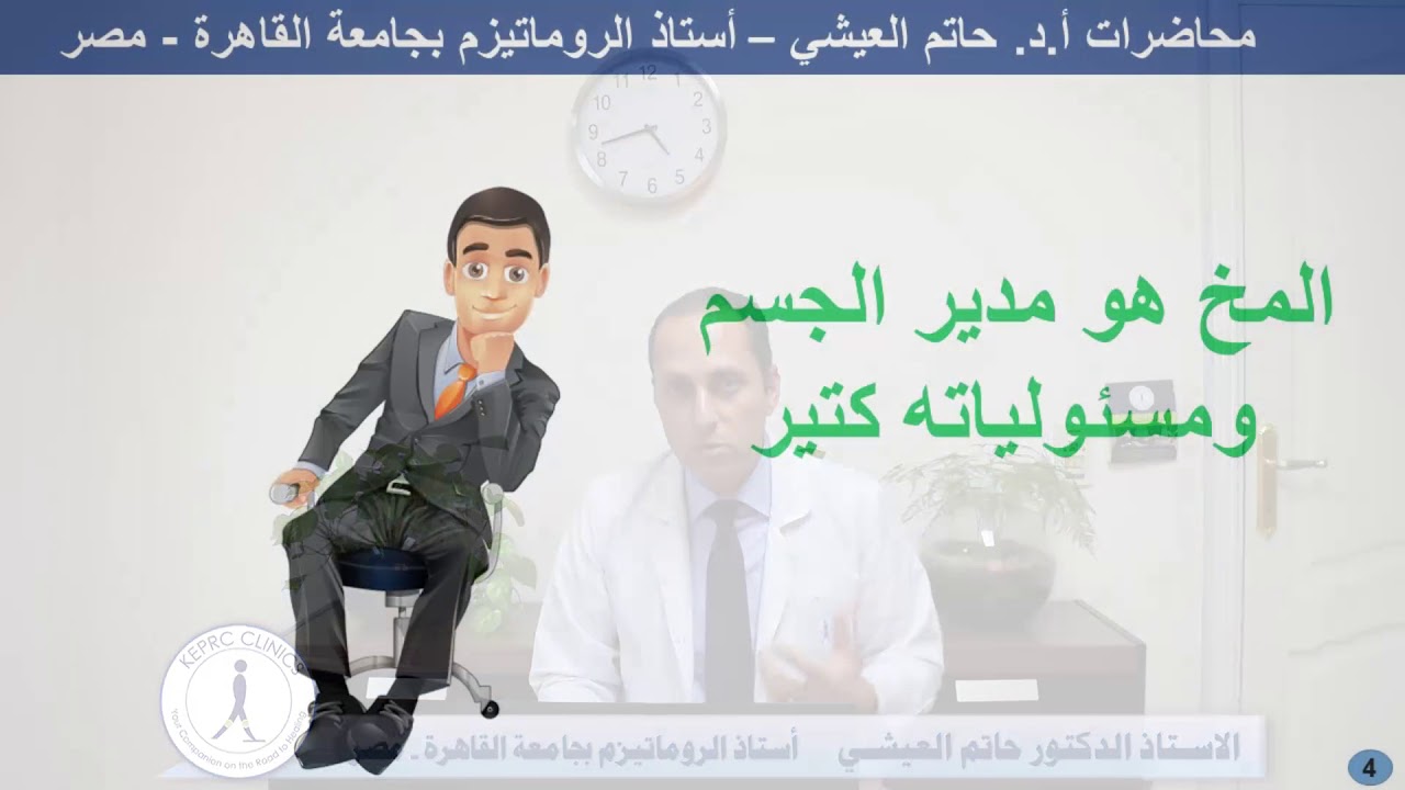 مرض الفيبروميالجيا. أ.د. حاتم العيشي أستاذ الروماتيزم. جامعة القاهرة. المحاضرة رقم 2 من 7
